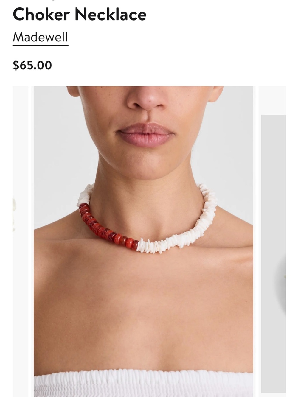 Madewell Puka Shell Necklace
